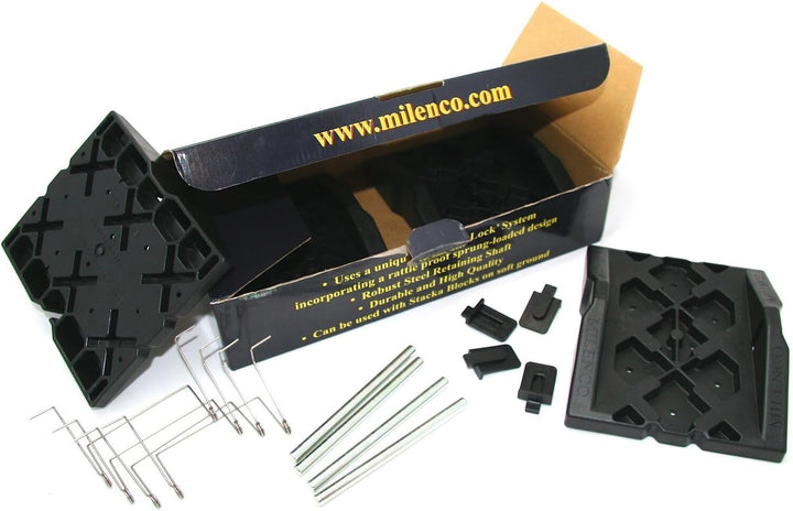 MILENCO Stützplattenset Corner Feet 4er-Set
