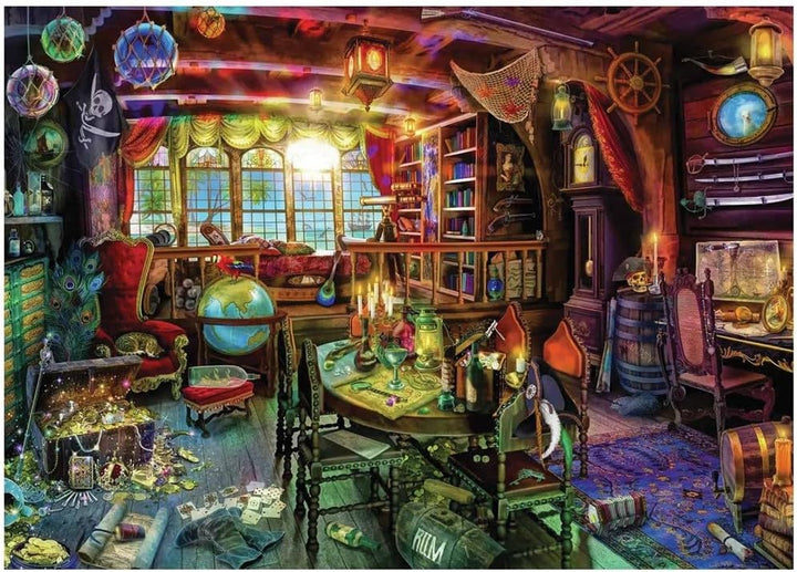 Ravensburger Aimee Stewart Puzzle, A Pirate's Life, 1000-tlg Puzzle für Erwachsene und Kinder ab 12
