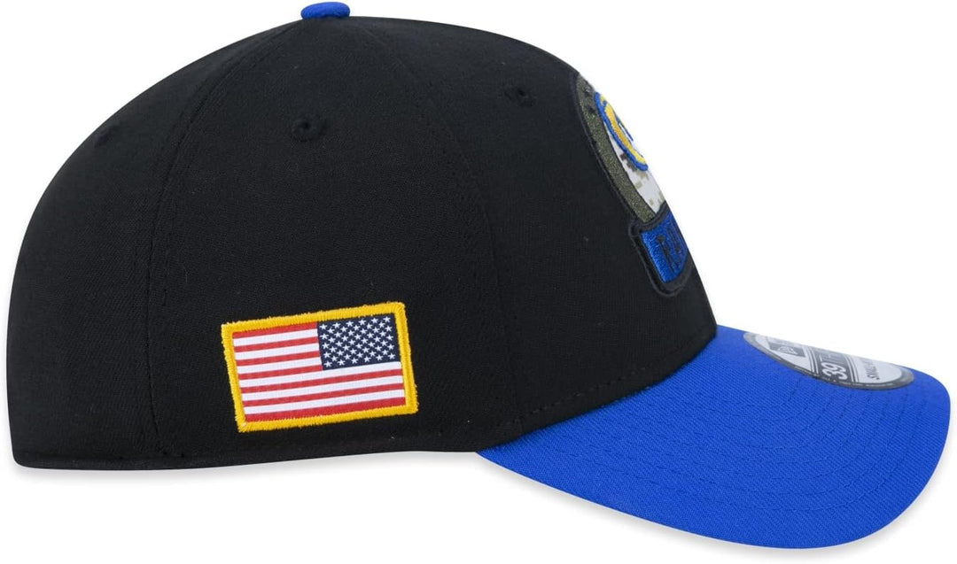 New Era Salute to Service 2022 Basecap 39Thirty NFL Fanartikel American Football Kappe schwarz M-L 3
