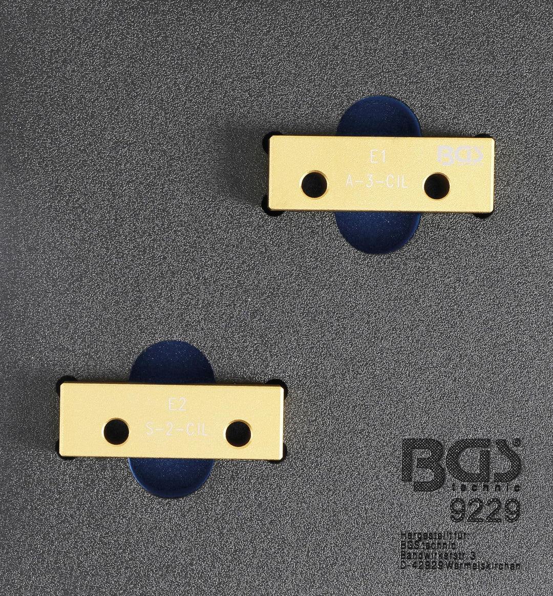 BGS 9229 | Werkstattwageneinlage 1/6: Nockenwellen-Arretierwerkzeug-Satz | für Lancia 2.4 20V, für L