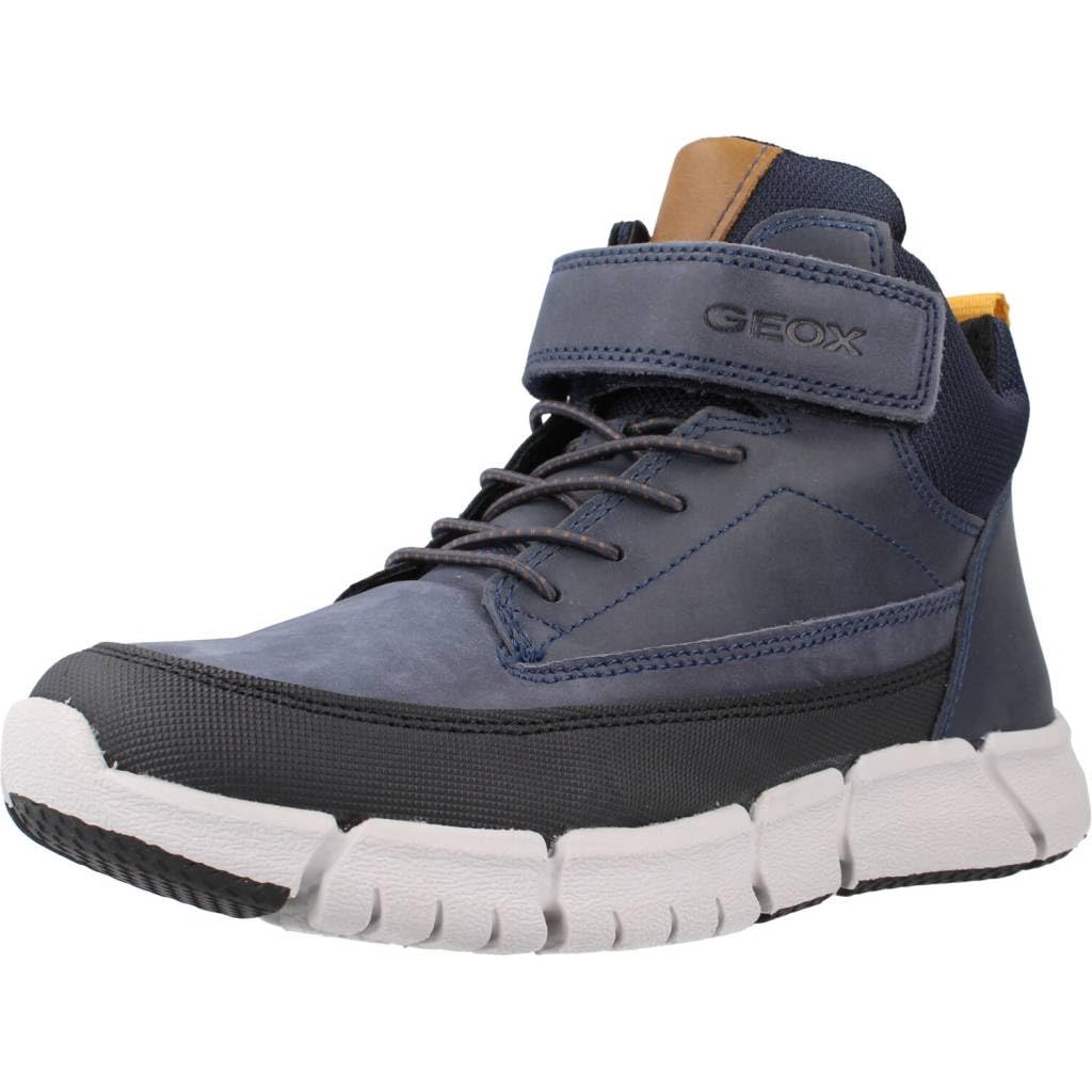 Geox Jungen J Flexyper Boy Sneaker 36 EU Navy, 36 EU Navy