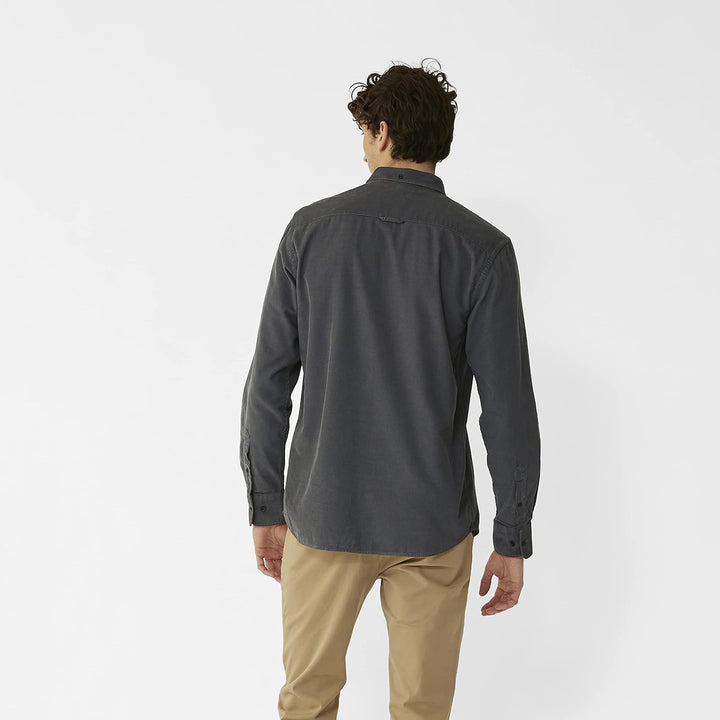 BY GARMENT MAKERS Sustainable; obviously! Unisex GM131303 3176 M Shirt, Gray Pinstripe, M