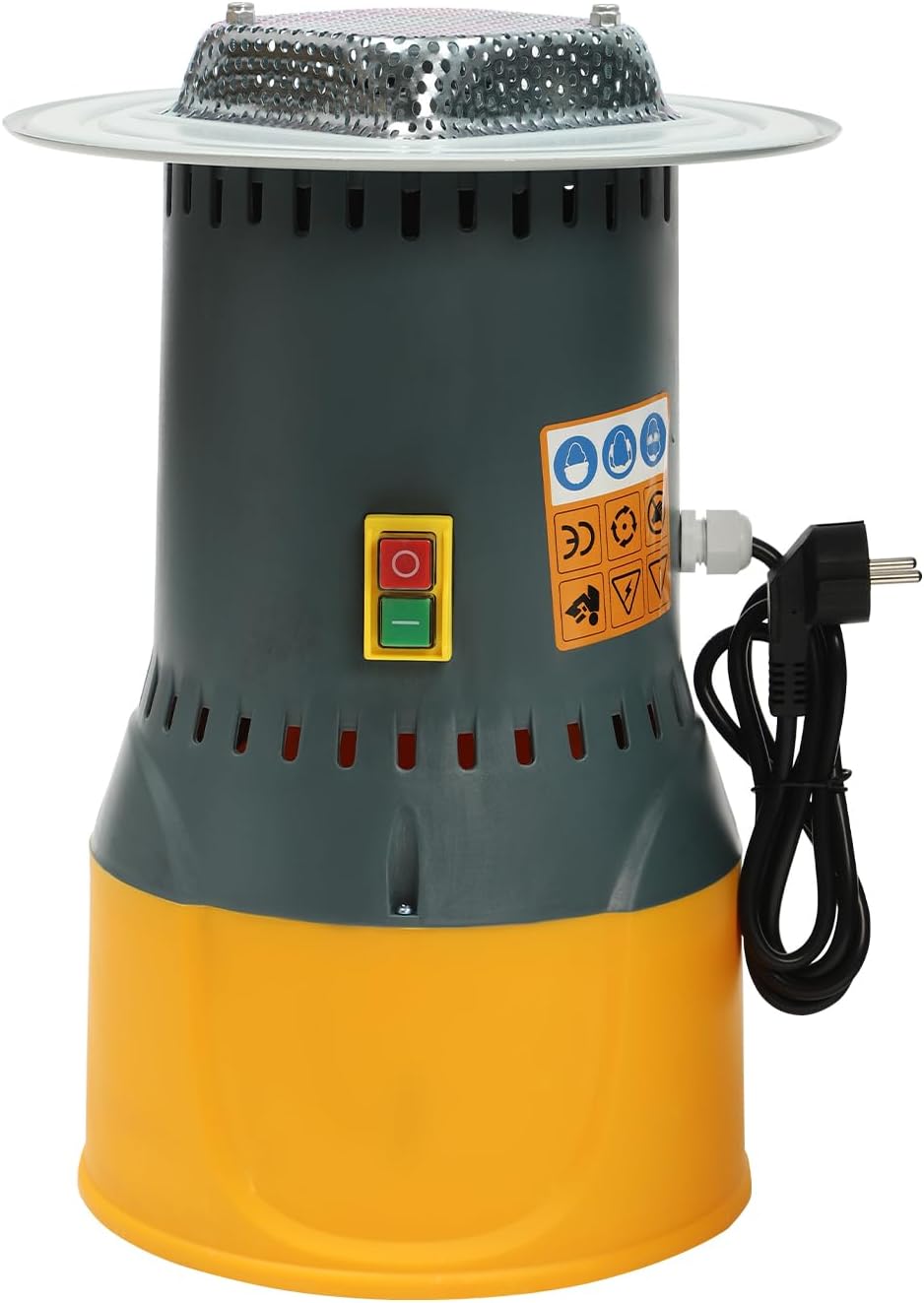 Elektrische Getreidemühle, 25l Getreidebrecher Kaffeemühle 19000r/Min Futtermühle Mit 5 Verschiedene