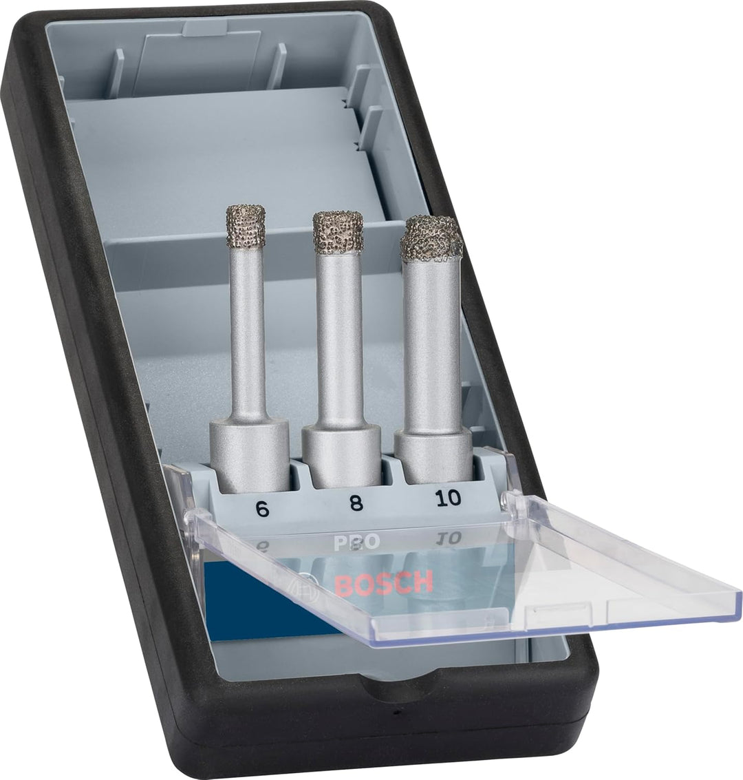 Bosch Professional 4tlg. Diamant-Bohrer-Set trocken Easy Dry 4tlg. Set, 4tlg. Set