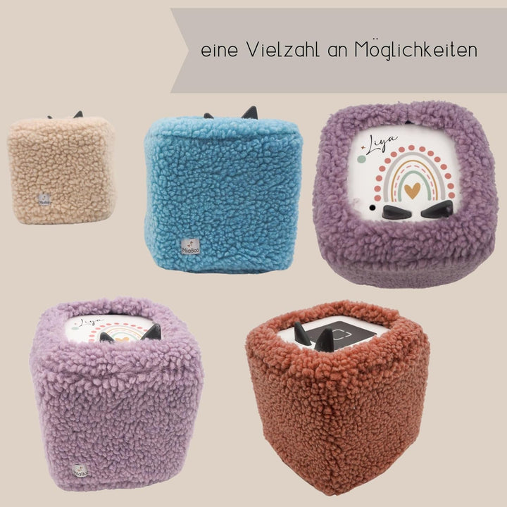 Milaboo® hochwertiger Teddybezug für Toniebox 1 und 2 – Handgefertigt in Deutschland, mit weichem Te