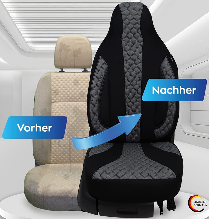 BREMER SITZBEZÜGE Mass Piloten Schonbezüge Sitzbezüge kompatibel mit Wohnmobil Ducato Weinsberg Adri