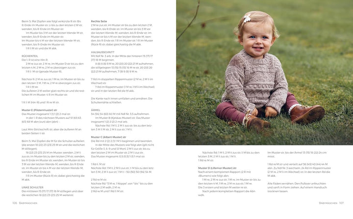 Klompelompe Babymaschen: Norwegisches Strickdesign für Kinder von 0 bis 36 Monate. Das Strickbuch zu