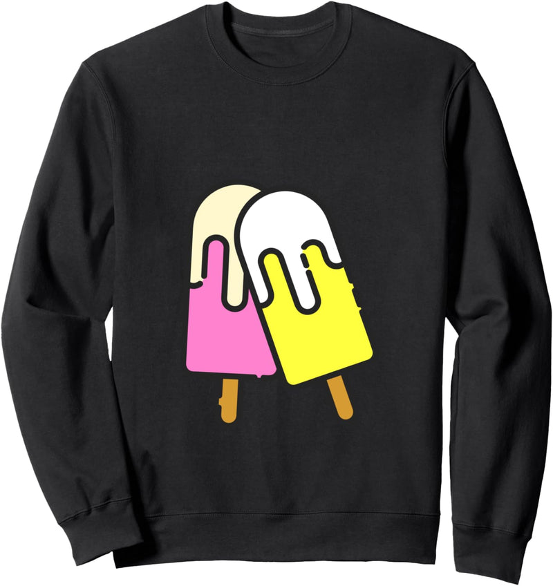 Bunte Eiscreme-Pops Sweatshirt