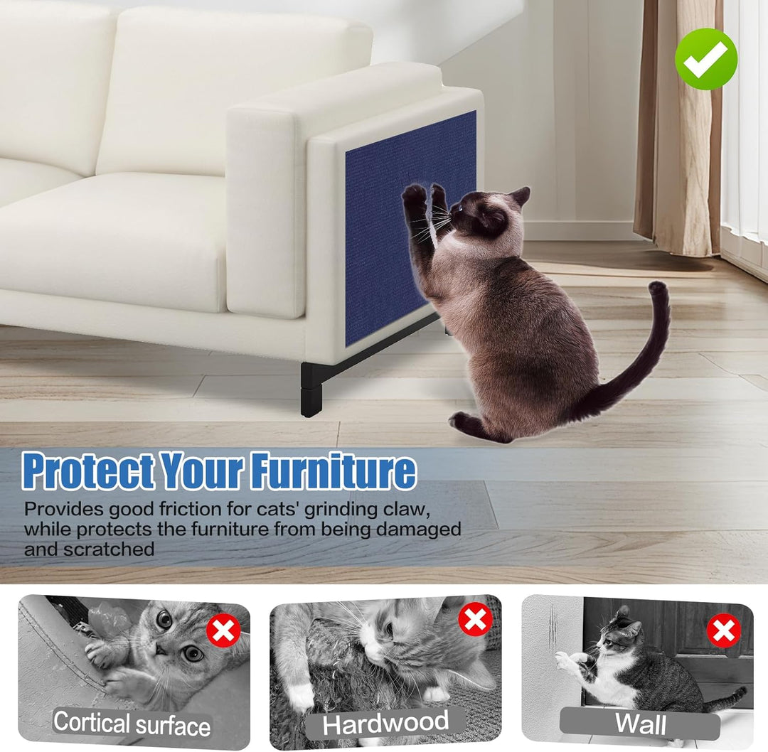 Kratzteppich selbstklebend Kratzmatte Katze Sofa Kratzbretter Katze Wand Kratzbrett Katzen Katzenwan