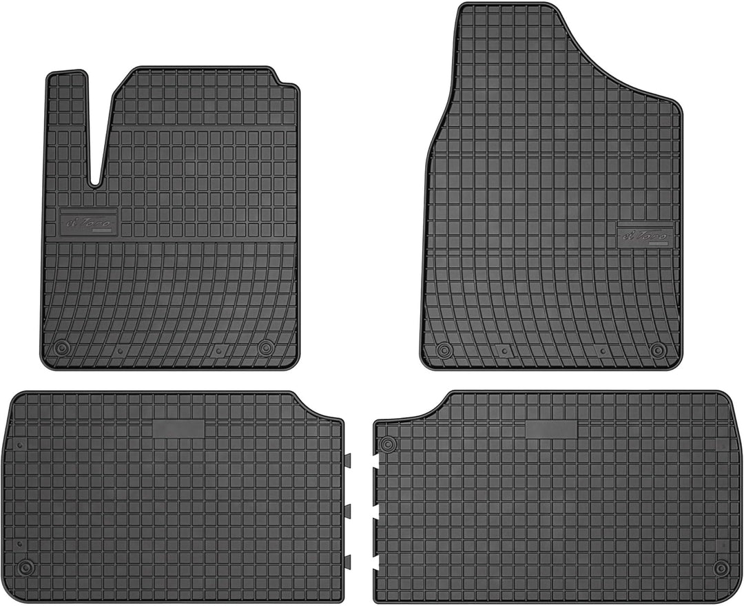 SMK Gummimatten auto fussmatten Satz für SEAT Alhambra I 1996-2010 Erleben Sie einen neuen Standard