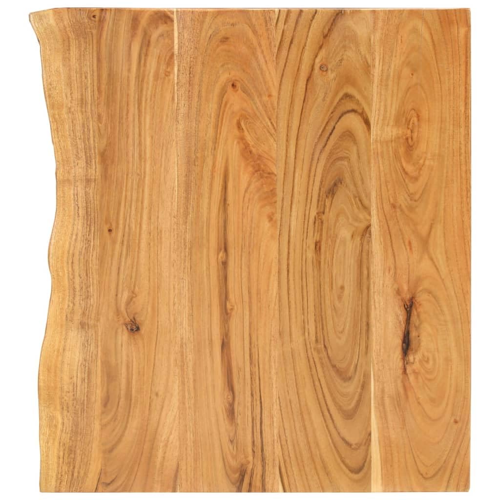 vidaXL Akazienholz Massiv Waschtischplatte Badezimmer Waschtisch Waschtischkonsole Platte Holzplatte