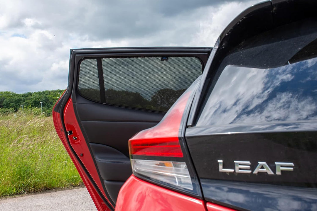 Satz Car Shades kompatibel mit Nissan Leaf (ZE1) 2018-,exkl. Modelle mit Rückfahrkamera (4-teilig)