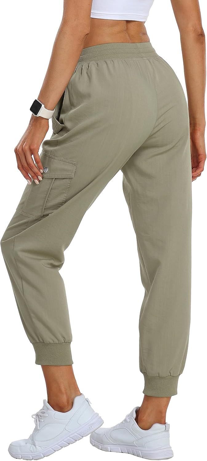 JINSHI Hosen Damen Cargohose Wanderhose Leichte Jogginghose Freizeithose Funktionshose Outdoorhose m
