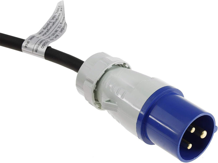 ChiliTec CEE Verlängerungskabel 15 Meter Stecker auf Winkelkupplung | 90° IP44, H07RN-F 3G2,5, 230V