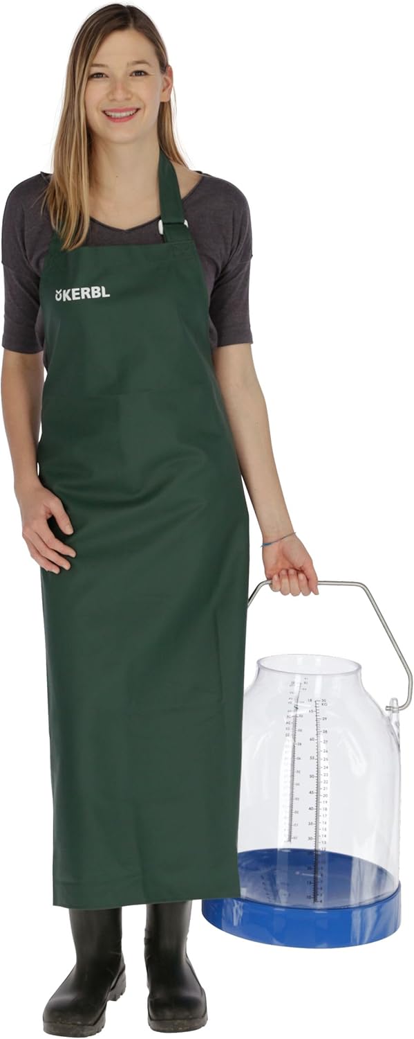 Kerbl Premium Melkerschürze, Robust Wasserfest Reissfest Knickfest, S M L XL, M 115 x 100 cm