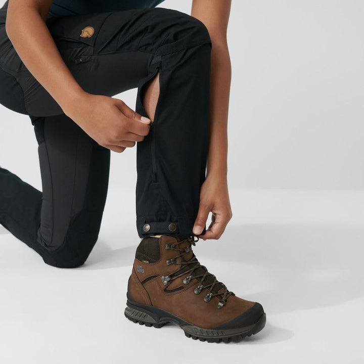 FJÄLLRÄVEN Damen Hose Keb Trousers W 36 Port-tisch Violett, 36 Port-tisch Violett