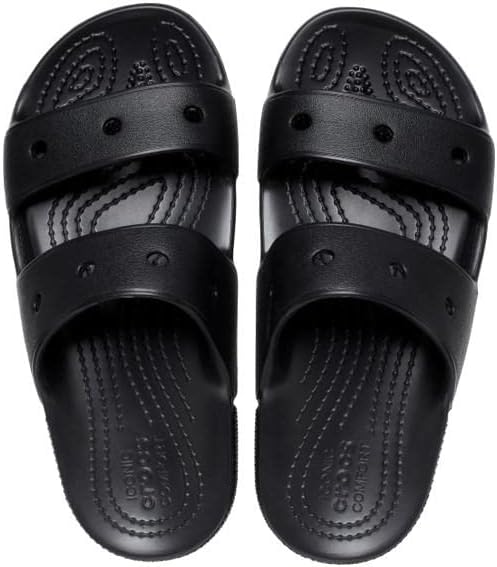 Crocs Classic K Sandale, Unisex Kinder 39 EU Schwarz, 39 EU Schwarz