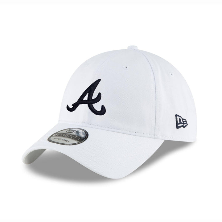 New Era 9Twenty Cap MLB Basecap Baseball Verstellbar Kappe #33-Braves-White-31675 Einheitsgrösse, #3