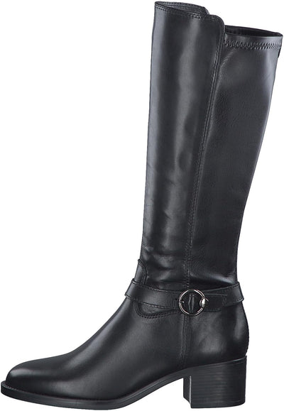 Tamaris Damen Klassische Stiefel, Frauen Stiefel,TOUCHit-Fussbett 41 EU Schwarz, 41 EU Schwarz