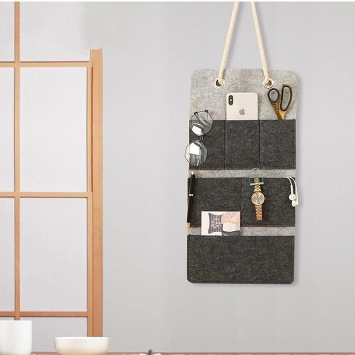 2 St. Hängeorganizer Wand Organizer Hängend Bad Filz Tasche Tür Hängeaufbewahrung Camping Aufbewahru