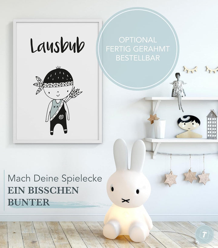 Papierschmiede® Kinderposter in A3, Wanddeko für Kinderzimmer oder Spielecke, Geschenk für Jungen, W