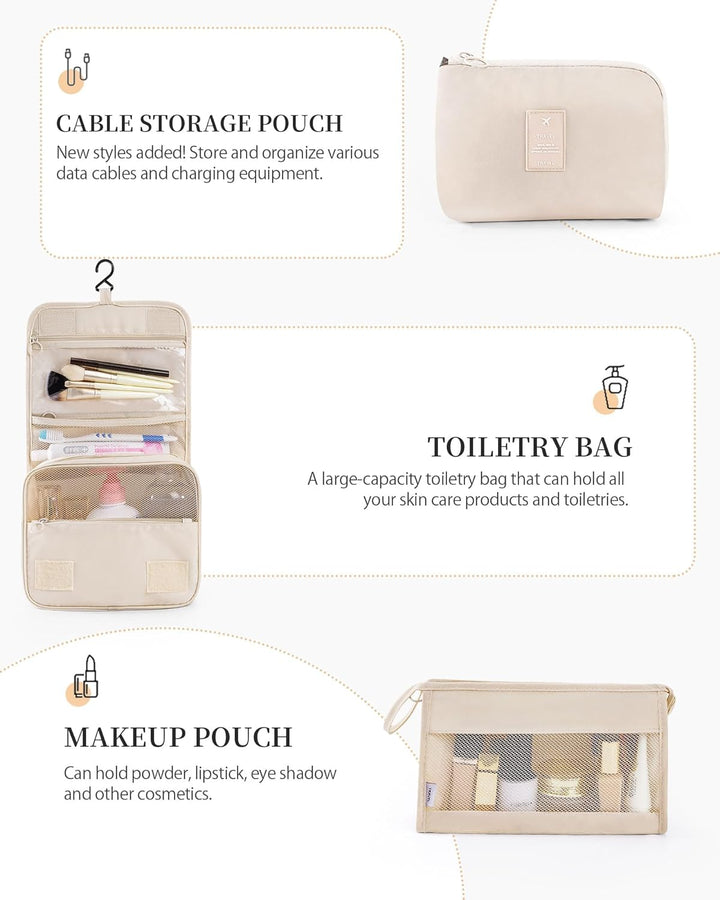 Anjing koffer Organizer 11-teilig, Packing Cubes, leichte Reisegepäck-Organizer, platzsparend, wasse