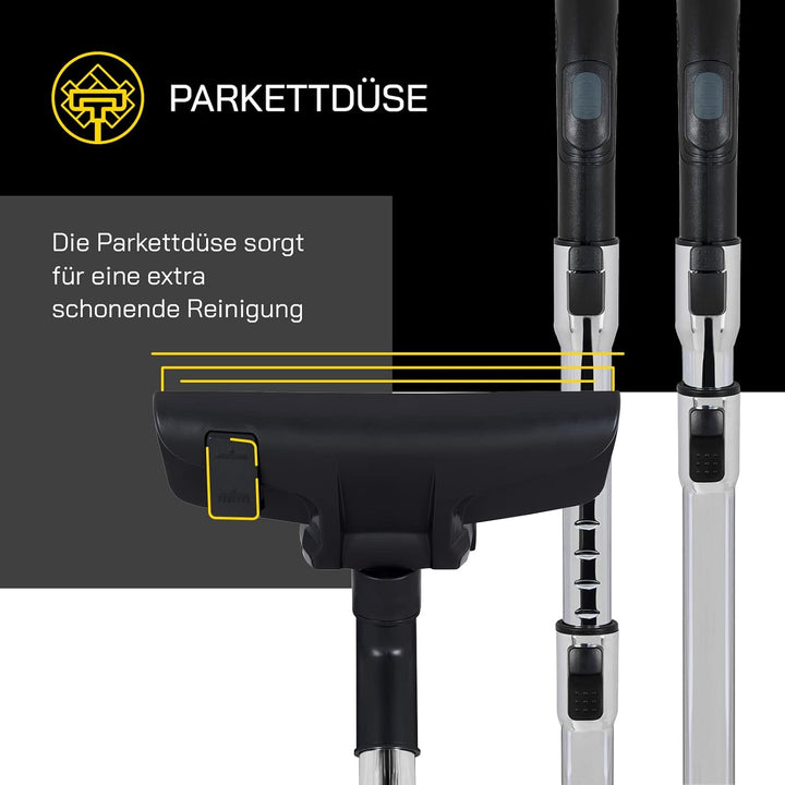 Multi Zyklon Staubsauger CLEAN 3010 | Staubsauger beutellos | Parkettdüse | Turbodüse | 3 L Staubbeh