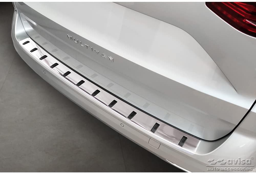 Avisa Edelstahl Heckstossstangenschutz kompatibel mit Volkswagen Multivan T7 2021- 'Strong Edition'