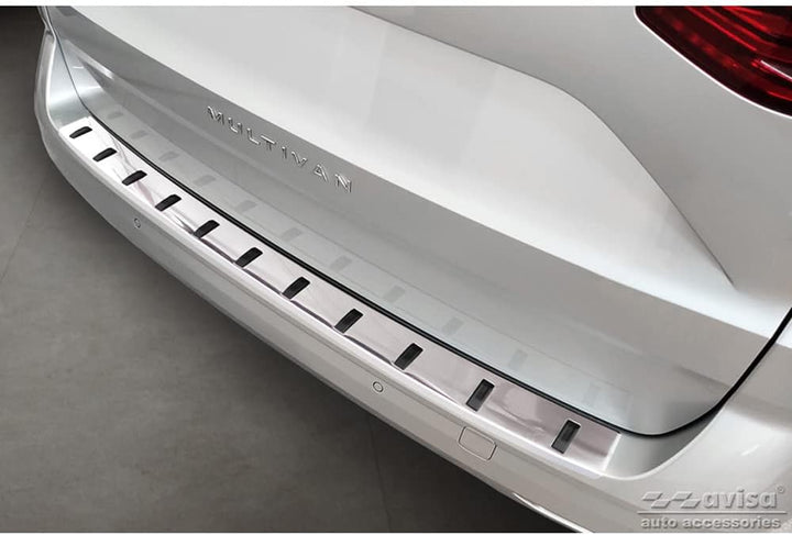 Avisa Edelstahl Heckstossstangenschutz kompatibel mit Volkswagen Multivan T7 2021- 'Strong Edition'