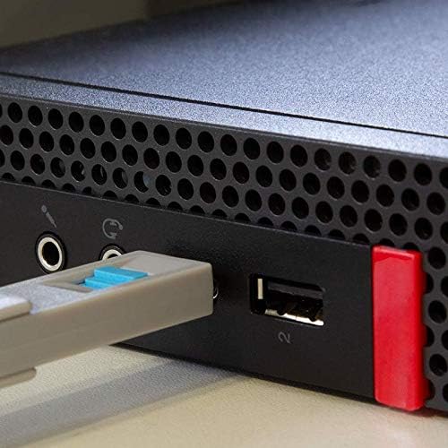 LogiLink AU0052 USB-C Port-Blocker (1x Schlüssel und 4X Schlösser), grau USB-C 1x Schlüssel, 4x Schl