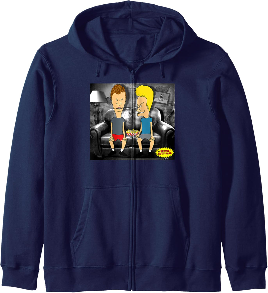Beavis and Butt-Head Couch Nachos Kapuzenjacke
