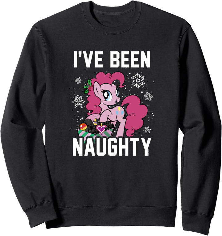 My Little Pony Christmas I've Been Naughty Pinky Pie Logo Sweatshirt