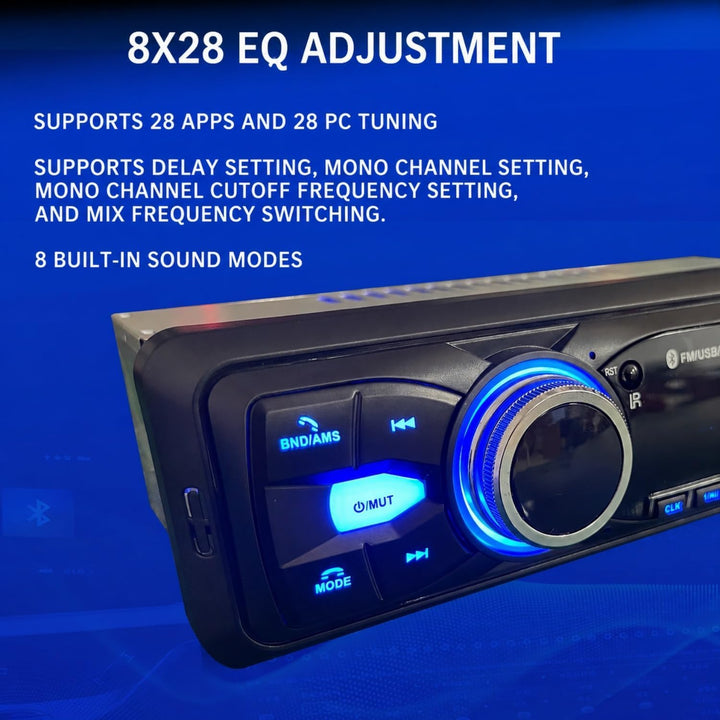 5060BT MP3-Player fürs Auto Autoradio Bluetooth Stereo mit 2 USB-Anschluss/FM/TF/MP3 Player Fernbedi