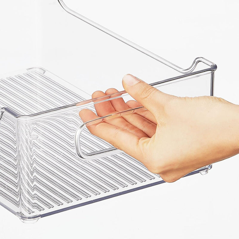 mDesign Aufbewahrungsbox für das Bad – quadratische Schrankbox aus Kunststoff für Badartikel – ideal