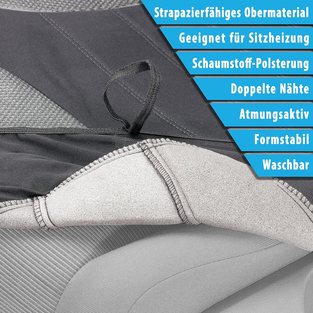 UniVexx® Autositzbezüge im 2er Set - Universell passende Auto Sitzbezüge - Autoschonbezüge Vordersit