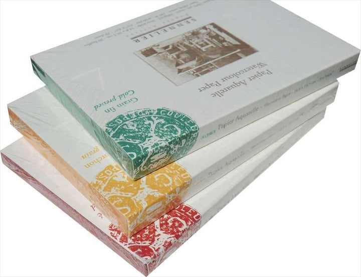 Sennelier Aquarellpapier, 36 x 26 cm, 20 Blatt, 300 g/m², heissgepresst, säurefrei