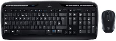 Logitech MK330 Kabelloses Tastatur-Maus-Set, 2.4 GHz Verbindung via Unifying USB-Empfänger, 4 progra