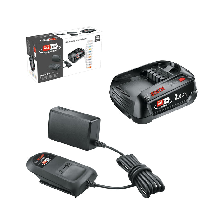Bosch Home and Garden Bosch Home and Garden Bosch 18V Akku und Ladegerät 2.5Ah (18V Starter Set, POW