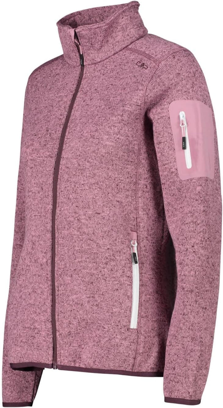 CMP Damen Fleecejacke Jacke D44 Rouge-Pflaume, D44 Rouge-Pflaume