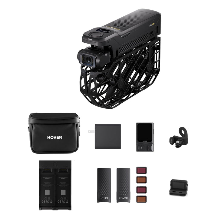 HOVERAir X1 PROMAX Drohne mit Kamera 8K, Faltbar Action Cam mit über 15 vollautomatischen Flugmodi,