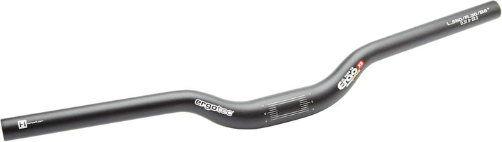ergotec Fahrradlenker Lenkerbügel ERGO-plus 31.8 / Aluminium AL7050-T6, schwarz-sand XS, XS