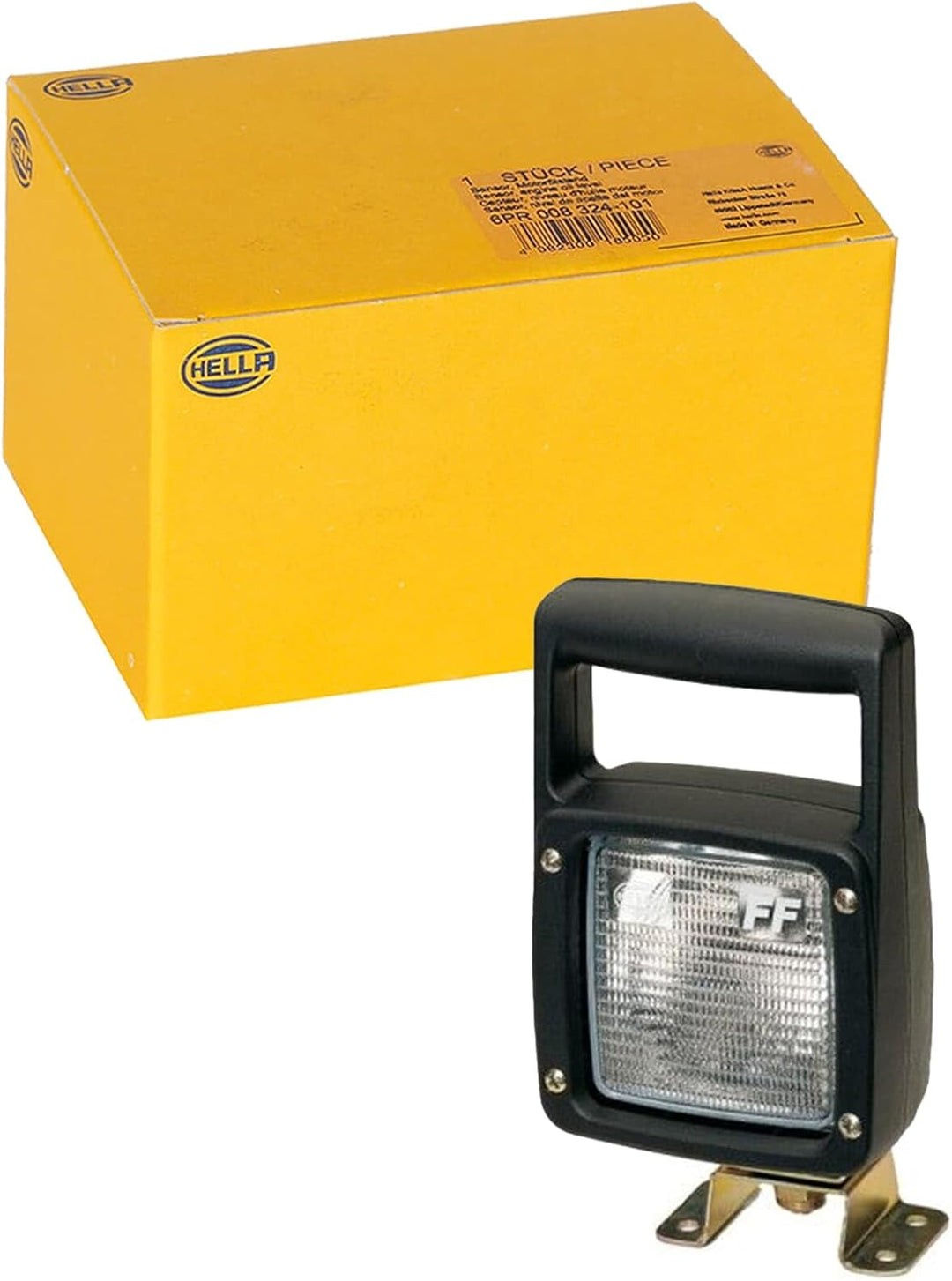 HELLA Halogen Arbeitsscheinwerfer - Ultra Beam - 24V / 12V - Anbau/Schraubanschluss - Vierpunktbefes
