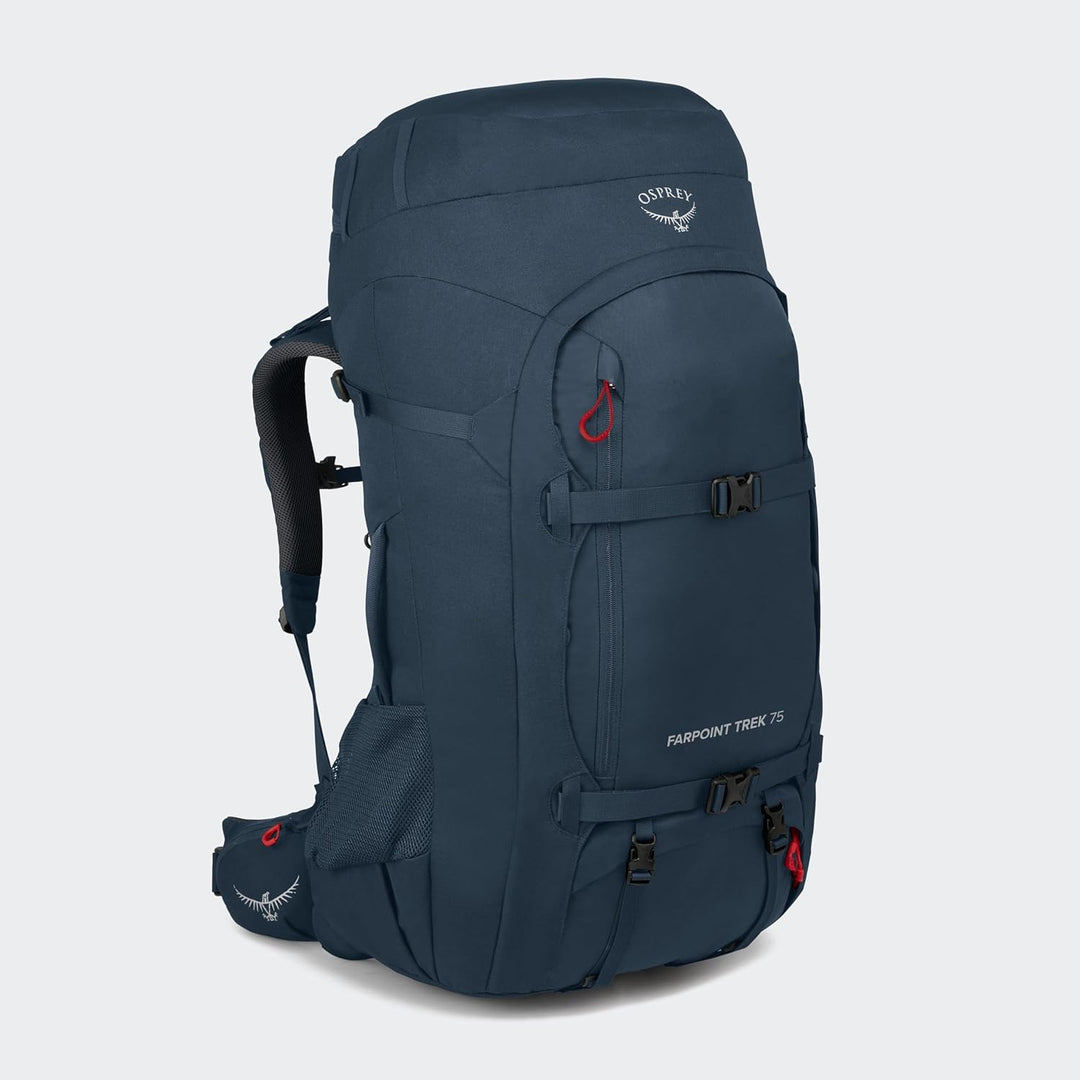 Osprey Men's Farpoint Men's Backpack Backpack (pack of 1) 75 L Muted Space Blue, 75 L Muted Space Bl