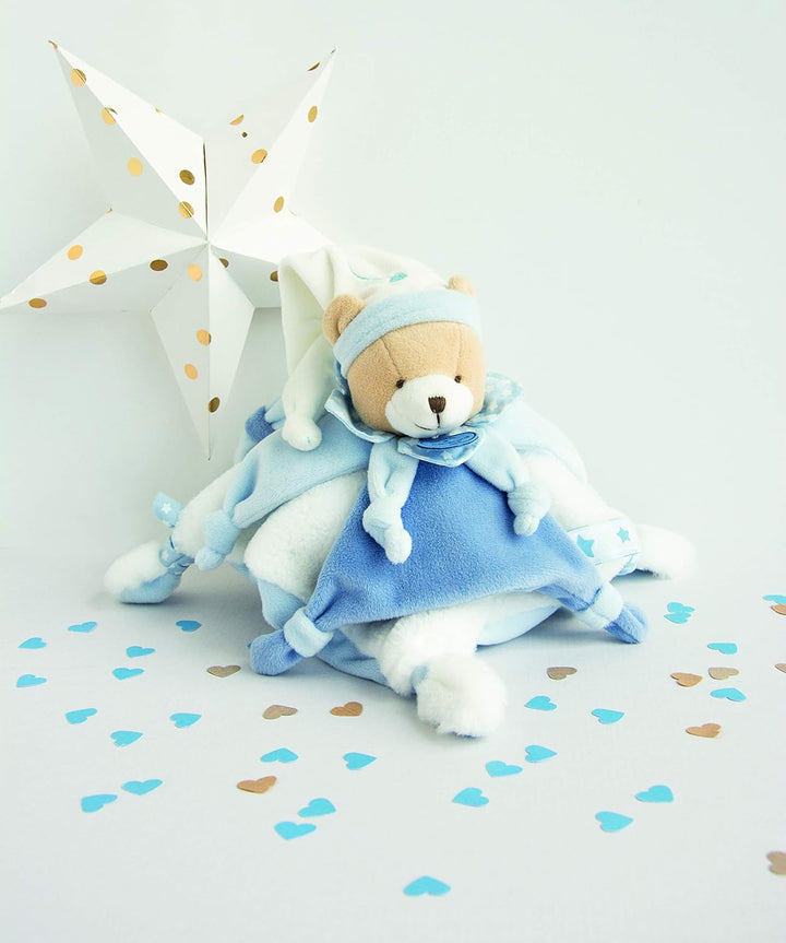 Unbekannt DC2716 Schmusetuch, Cartoon, blau, Baby