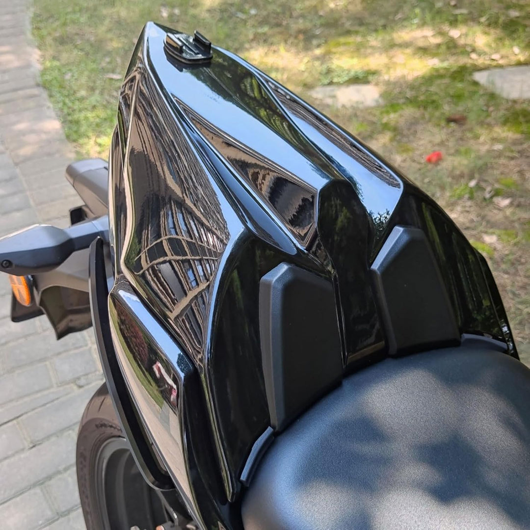 Midimttop Kompatibel mit Ka-wa-sa-ki Ninja650 Z650 Sitz Abdeckung Hinten Sozius Harte Solo Sitz Guge