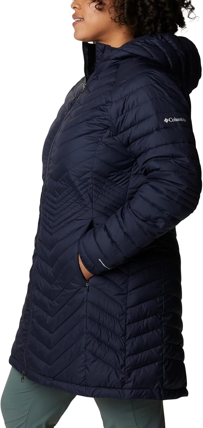 Columbia Powder Lite Mid Damenjacke S Dark Nocturnal, S Dark Nocturnal