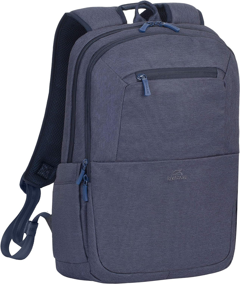 Rivacase wasserfester Laptop-Rucksack mit einem Fach für Notebook bis 15,6 Zoll und Tablet bis 10,1