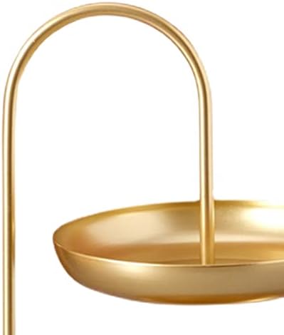 Ejoyous Obst Etagere 2 Etagen Metall Cupcake Ständer Runde Servierplatte Dekorative Tortenständer Ob