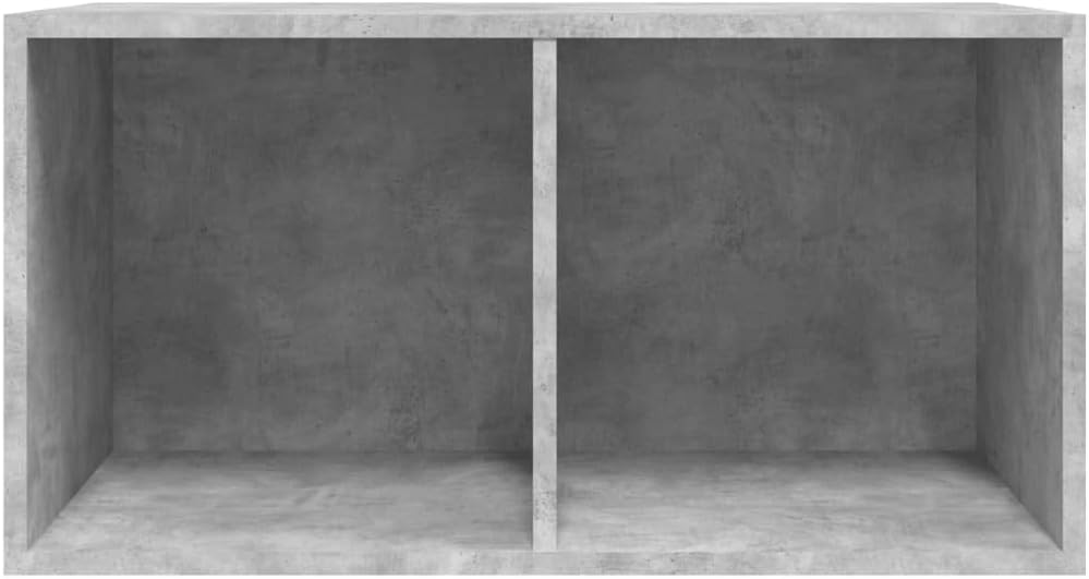 vidaXL Vinyl Aufbewahrungsbox mit 2 Fächern Box Aufbewahrung Kasten LP Schallplatten Sammlung Regal