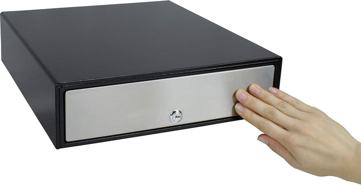 Kassenschublade KA-330 Touch - manuelle Push Öffnung, 8 grosse Münzfächer, 5 Scheinfächer - Kassenla